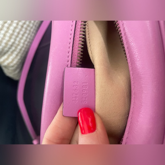 SOLD Gucci GG Marmont Small Camera Bag pink purple - Picture 13 of 13